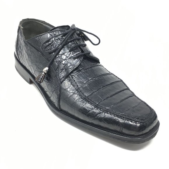 David Eden Oxfords Shoes Size 9.5 Black Crocodile main image 8